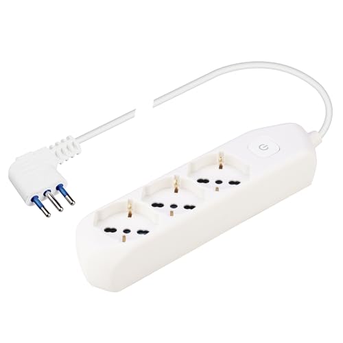Poly Pool Elix Steckdosenleiste mit 3 Steckdosen PLURISTANDARD, 1.5 m Kabel und Schalter, PP0536XL von Poly Pool