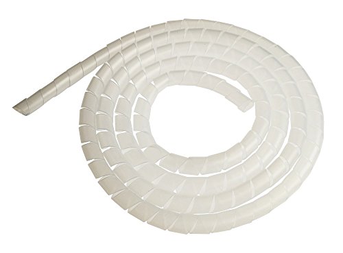 POLY POOL – PP8075.7 Flexibler Spiralkabelsammler – Kabelsammler Länge 2 Meter, Durchmesser 15 mm – Transparenter Spiralkabelsammler, Made in Italy von Poly Pool