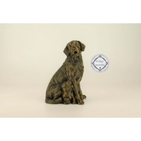 Golden Retriever Figur, Handbemalte Labrador Skulptur, Einzigartiges Geschenk Für Hundeliebhaber Und Haustierbesitzer, Deko Zuhause von Polyrized3D