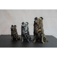 Low Poly Border Collie Figur| Hundeskulptur | 3D-Gedruckt & Handbemalt Einzigartiges Weihnachtsgeschenk Deko Für Zuhause Low Poly Border Collie Figur| Hundeskulptur | 3D-Gedruckt & Handbemalt Einzigartiges Weihnachtsgeschenk Deko Für Zuhause von Polyrized3D