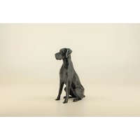 Low Poly Deutsche Dogge Figur, Handbemalte Hundeskulptur, Einzigartiges Geschenk Für Hundeliebhaber Und Haustierbesitzer, Deko Zuhause von Polyrized3D