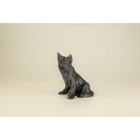 Low Poly Deutscher Schäferhund Figur, Handbemalte Skulptur, Einzigartiges Geschenk Für Hundeliebhaber Und Haustierbesitzer, Deko Zuhause von Polyrized3D