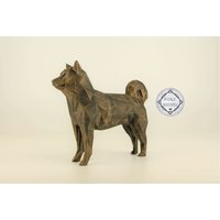 Low Poly Shiba Inu Figur, Handbemalte Akita Skulptur, Einzigartiges Geschenk Für Hundeliebhaber Und Haustierbesitzer, Deko Zuhause von Polyrized3D