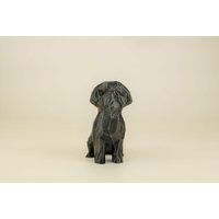 Malteser Hund Figur, Low Poly Bichon Frise Skulptur, Einzigartiges Geschenk Für Hundeliebhaber Und Haustierbesitzer, Inneneinrichtung Deko von Polyrized3D