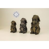 Oster Hasen Figur, Handbemalte Häschen Skulptur, Einzigartiges Geschenk Für Tierliebhaber, Inneneinrichtung Deko Zuhause Und Büro von Polyrized3D