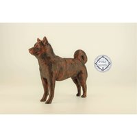 Shiba Inu Figur, Handbemalte Akita Skulptur, Einzigartiges Geschenk Für Hundeliebhaber Und Haustierbesitzer, Deko Zuhause von Polyrized3D