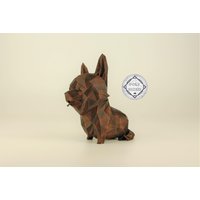 Welsh Corgi Pembroke Figur, Handbemalte Low Poly Skulptur, Einzigartiges Geschenk Für Hundeliebhaber Und Haustierbesitzer, Deko Zuhause von Polyrized3D