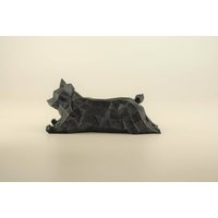 Welsh Corgi Pembroke Figur, Low Poly Hunde Skulptur, Einmaliges Geschenk Für Hundeliebhaber Und Haustierbesitzer, Deko Wohnzimmer von Polyrized3D