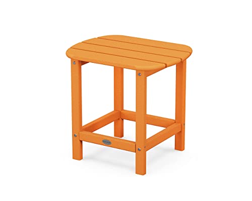 POLYWOOD SBT18TA South Beach 18" Outdoor Side Table, Tangerine von Polywood