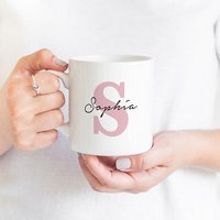 Namenstasse Mit Initiale/Geschenk Für Sie Oder Ihn Personalisiertes Firmengeschenk Kaffeetasse Namenstasse Mit Initiale/Geschenk Für Sie Oder Ihn Personalisiertes Firmengeschenk Kaffeetasse von PomchickGift