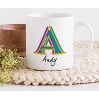 Personalisierte Tasse Mit Stilvollen Anfangs/Geschenk Für Ihn Oder Sie Personalisierte Einem Namen Abstrakte Kaffee Personalisierte Tasse Mit Stilvollen Anfangs/Geschenk Für Ihn Oder Sie Personalisierte Einem Namen Abstrakte Kaffee von PomchickGift