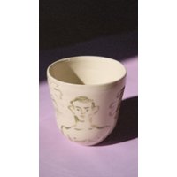 Handgemachte Keramik Kaffeetasse Handbemalte Steinzeug Teetasse von Pomelopotteryshop