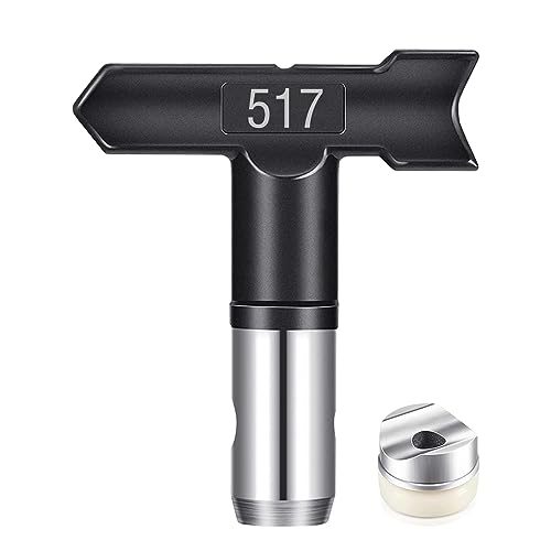 5 Stück 517 Airless Düse mit Spitzendichtung für Airless Farbsprühgerät Reversible Sprühspitzen für Airless Farbsprühsysteme Luftloser Sprühspitzen-Organizer für Häuser Gebäude Gartendecks Zäune 5 Stück 517 Airless Düse mit Spitzendichtung für Airless Farbsprühgerät Reversible Sprühspitzen für Airless Farbsprühsysteme Luftloser Sprühspitzen-Organizer für Häuser Gebäude Gartendecks Zäune von Pomelotree