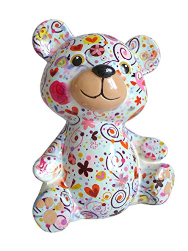 Spardose Bär hellblau mit Blumen Pomme Pidou Sparbüchse Teddy Sparschwein Geldgeschenk Geschenk Spardose Bär hellblau mit Blumen Pomme Pidou Sparbüchse Teddy Sparschwein Geldgeschenk Geschenk von Pomme Pidou