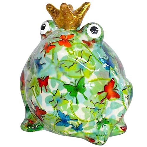 Spardose Frosch Freddy, 16,5x15x16,5cm, Handarbeit, von Pomme pidou von Pomme Pidou