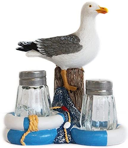 POMMERNTRAUM ® | SALZ + PFEFFERSTREUER Möwe Seemöwe Ostseemöwe Vogel Vögel Seagull - tolle maritime Dekoration von Pommerntraum
