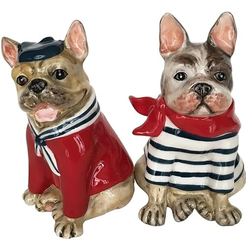 POMMERNTRAUM ® | SALZ + PFEFFERSTREUER französische Bulldogge Hund Hunde Tiere tolle Dekoration Dekofiguren von Pommerntraum
