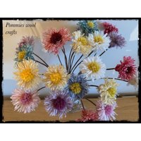 Gänseblümchen/Blumen/Blumen/Handgefertigt/Zuhause/Blumensträuße/Geschenk Für von PommiesWoolCrafts