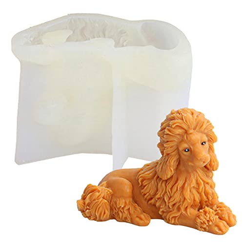 Pudel Hund Kerzenform, Hund Silikonform Tier Schokoladen-Form, Niedlichen Hund Fondant Silikonform, Fondant Schokolade Mousse Dekoration Für Handarbeit Backen Modellierung, Kuchendekoration Pudel Hund Kerzenform, Hund Silikonform Tier Schokoladen-Form, Niedlichen Hund Fondant Silikonform, Fondant Schokolade Mousse Dekoration Für Handarbeit Backen Modellierung, Kuchendekoration von Pomrone