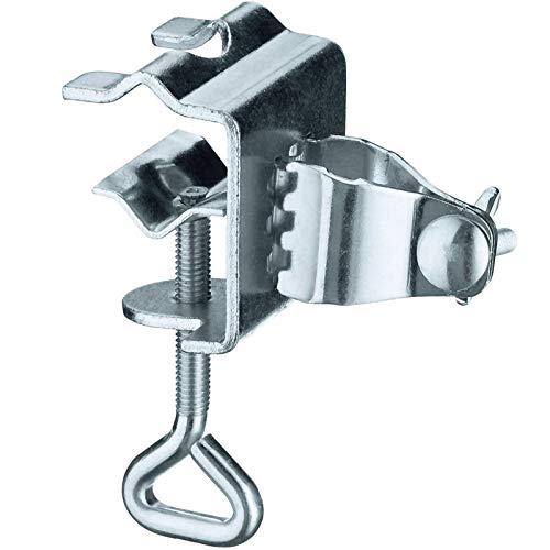 C-Form Armklemme Tischklemme Laubsägezwinge Mit Einstellbarer Schraube Robuster Metall Tisch Befestigungsschelle Für Sonnenschirme Hänge Ausleger Scherenarm Ständer Halter(1 Stück) von Pomrone