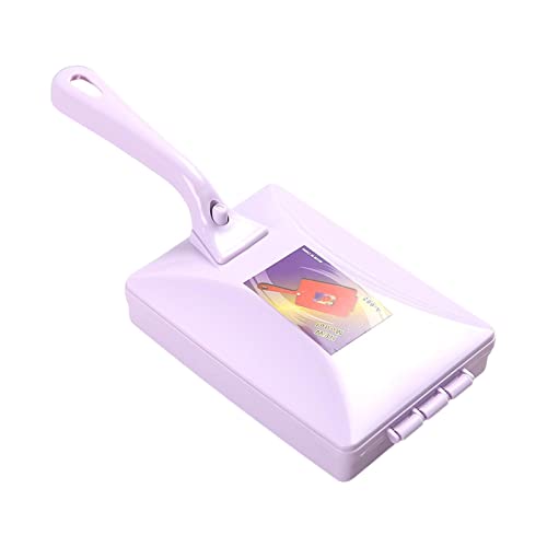 Pomrone Multifunktionaler Teppichkehrer - Manuelles Haushaltswerkzeug mit Doppelrollen-Teppich-Tischbürste für Teppiche, Tische, Sofas von Pomrone