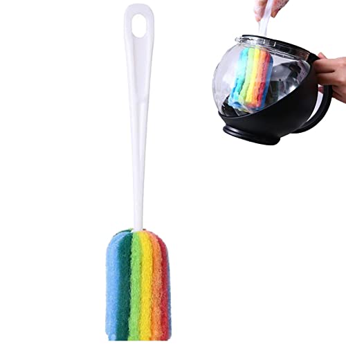 Pomrone Spülschwamm mit Griff - Wasserflaschenreiniger für die Küche | Flaschenbürsten-Reinigungsset Flaschenreiniger mit langem Griff zum Waschen von Bierflaschen mit engem Hals Pomrone Spülschwamm mit Griff - Wasserflaschenreiniger für die Küche | Flaschenbürsten-Reinigungsset Flaschenreiniger mit langem Griff zum Waschen von Bierflaschen mit engem Hals von Pomrone