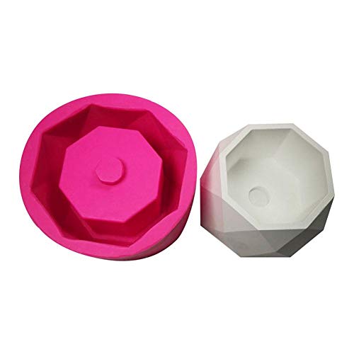 Prom-near Sukkulente Blumentopf Silikonform Silikon Blumentopf Form Guss Beton Cup Form Hand Made Keramik Ton Craft Flasche Formen Werkzeug von Pomrone