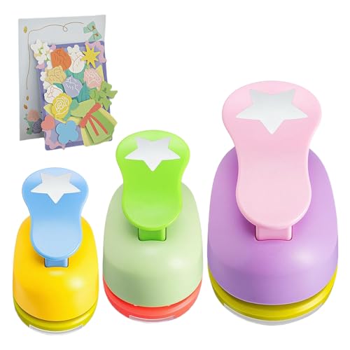 Bastelpapier Locher - Sterne Motiv Locher für Karten und Bastelarbeiten | Tragbares Multifunktionsgerät für Kartonpapier, Grußkarten, Umschläge, Handarbeiten, Kunstwerke und Etiketten Bastelpapier Locher - Sterne Motiv Locher für Karten und Bastelarbeiten | Tragbares Multifunktionsgerät für Kartonpapier, Grußkarten, Umschläge, Handarbeiten, Kunstwerke und Etiketten von Pomurom