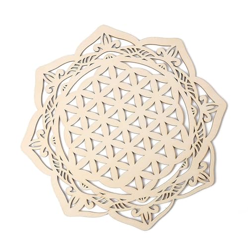 Pomurom Blume des Lebens-Man-dala Wanddeko, 28CM Heilige Geometrie aus Wandkunst, Grid Board Spirituelle Symbol für Yoga Meditation Zuhause Schlafzimmer Wohnzimmer Wandschmuck Dekoration Pomurom Blume des Lebens-Man-dala Wanddeko, 28CM Heilige Geometrie aus Wandkunst, Grid Board Spirituelle Symbol für Yoga Meditation Zuhause Schlafzimmer Wohnzimmer Wandschmuck Dekoration von Pomurom
