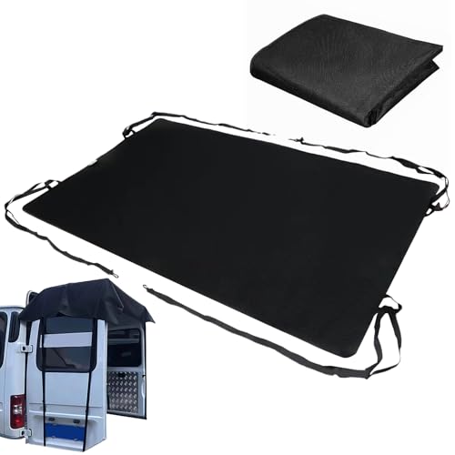 Heckabdeckung für Reisemobile | Winddichte Markise für Campingbus | Wasserdichter Heck Schutz Für Camping Picknick Wanderung Outdoor von Pomurom