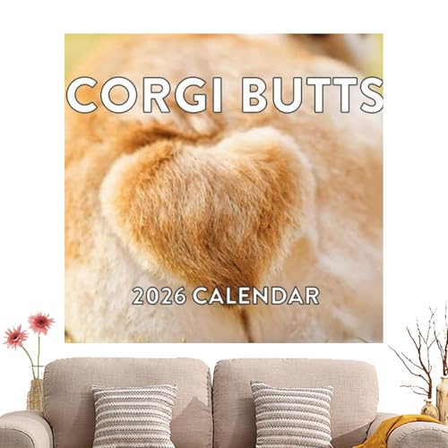 Hundekalender – Hundeknoten 2026 Monatskalender Tagesplaner | Neuheit Planer Dekorationen für Tierliebhaber Studenten Erwachsene Urlaub Weihnachten Geburtstag Terminplanung Tracking Termin von Pomurom