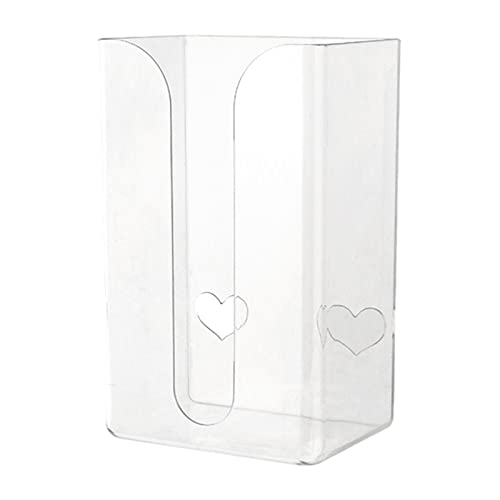 Pomurom An der Wand befestigte Tissue-Box | Transparenter Papierhandtuchspender für die Wandmontage - Wand-Kosmetikbox für Badezimmer, Küche, Toilette, Schlafzimmer, Wohnzimmer von Pomurom