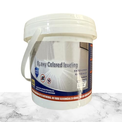Pomurom Epoxid Bodenfarbe | Epoxidfarbe mit Quarzsand - Wasserbasiert Selbstnivellierend Hochglanz Marmoreffekt Wasserdicht Farbig Renovierung Fliesen Holz Arbeitsplatte Badewanne Innen Außen Garage Pomurom Epoxid Bodenfarbe | Epoxidfarbe mit Quarzsand - Wasserbasiert Selbstnivellierend Hochglanz Marmoreffekt Wasserdicht Farbig Renovierung Fliesen Holz Arbeitsplatte Badewanne Innen Außen Garage von Pomurom