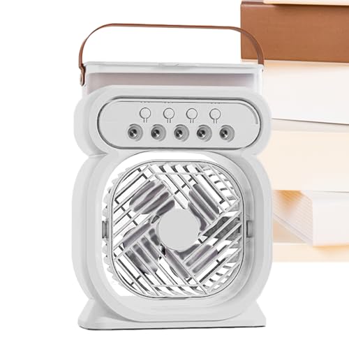 Pomurom Nebel Ventilator | Persönlicher Desktop Tischventilator mit Vernebelung,Akkubetriebener Leiser Luftbefeuchter 3 Geschwindigkeitsstufen Für Schlafzimmer Wohnzimmer Outdoor Reisen Pomurom Nebel Ventilator | Persönlicher Desktop Tischventilator mit Vernebelung,Akkubetriebener Leiser Luftbefeuchter 3 Geschwindigkeitsstufen Für Schlafzimmer Wohnzimmer Outdoor Reisen von Pomurom