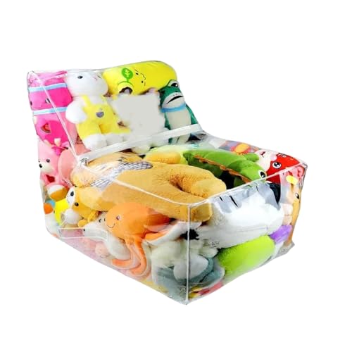 Pomurom Stuffed Animal Aufbewahrungsstuhl Transparentes Design - Wasserdichter Plüschtier Sitzsackbezug | Plüschtier Organizer Mit Reißverschluss Für Kinderzimmer Wohnzimmer Spielzimmer Schlafzimmer Pomurom Stuffed Animal Aufbewahrungsstuhl Transparentes Design - Wasserdichter Plüschtier Sitzsackbezug | Plüschtier Organizer Mit Reißverschluss Für Kinderzimmer Wohnzimmer Spielzimmer Schlafzimmer von Pomurom