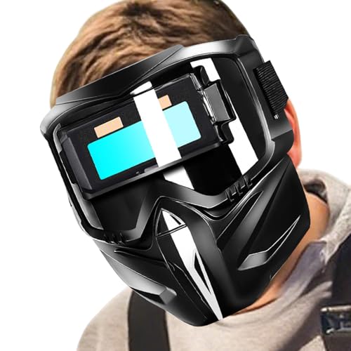 Schweißhelm Mit Automatischer Abdunklung Augenschutz,Schutzschild Für Schweißarbeiten | Gesichtsschutz Für Lötarbeiten Industrie Werkzeug BAU Metall Rohr Monteur Schweißhelm Mit Automatischer Abdunklung Augenschutz,Schutzschild Für Schweißarbeiten | Gesichtsschutz Für Lötarbeiten Industrie Werkzeug BAU Metall Rohr Monteur von Pomurom