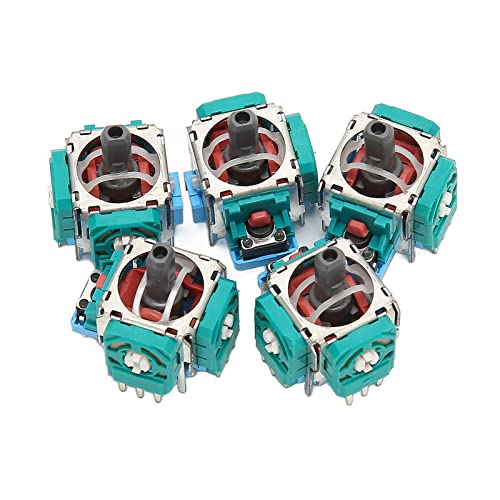 5 x Ersatz-Joystick, 3D-Joystick-Analog-Stick, Game Controller Analog-Stick-Modul, Gamepad-Zubehör für PS5-Game-Controller 5 x Ersatz-Joystick, 3D-Joystick-Analog-Stick, Game Controller Analog-Stick-Modul, Gamepad-Zubehör für PS5-Game-Controller von Pomya