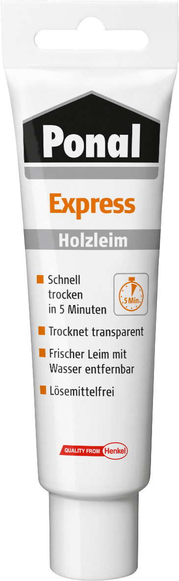 Ponal Holzleim Express 60 g Standtube, transparent von Ponal