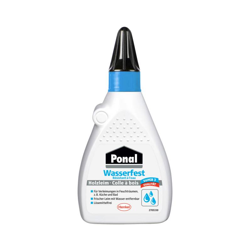 Ponal Holzleim 'Wasserfest' transparent trocknend 120 g von Ponal
