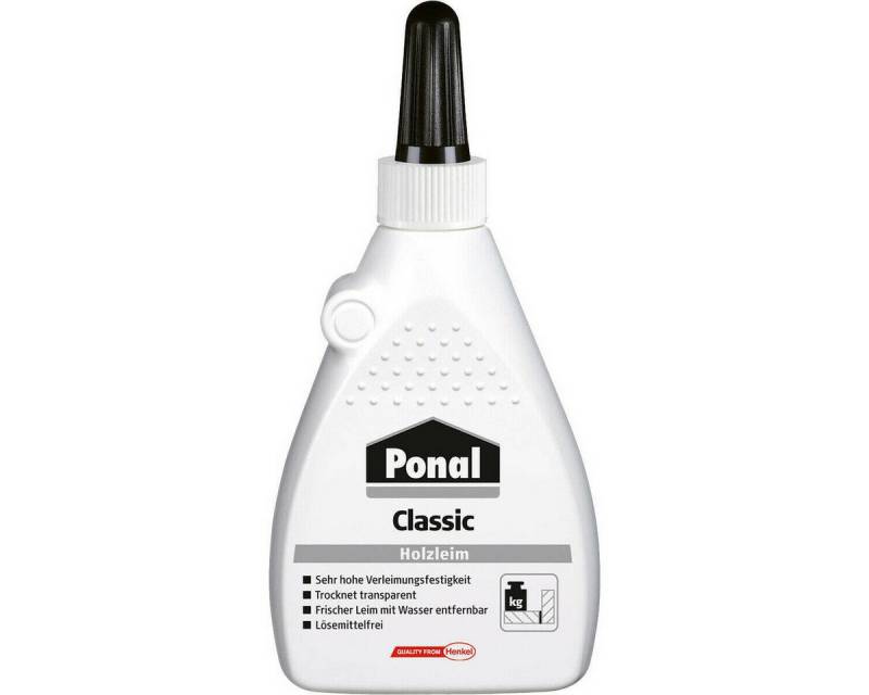 Ponal Klebstoff Classic, (Packung), lösemittelfrei,hohe Verleimungsfestigkeit,D2 von Ponal