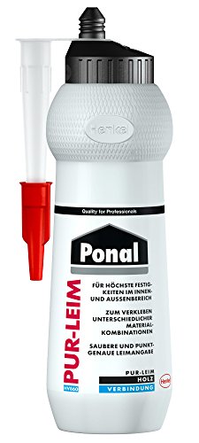 Ponal Pur 12 Holz-/ PUR-Leim HV 860, Flasche 420 g von Ponal