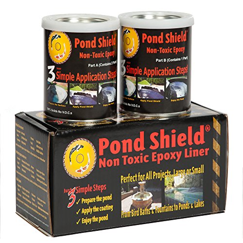 Pond Armor SKU-CGRAY-QT-R Teichschutz, 1,5 l Set, ungiftige Epoxidbeschichtung von Pond Shield