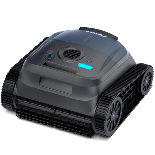 Pondee X5 Poolroboter Boden und Wand, Kabelloser Poolsauger mit Wandklettern,Intelligente Routenplanung, 180 Min Laufzeit, Smart Precision Docking™, Poolreiniger für Eingelassene Pools bis zu 300 m² von Pondee