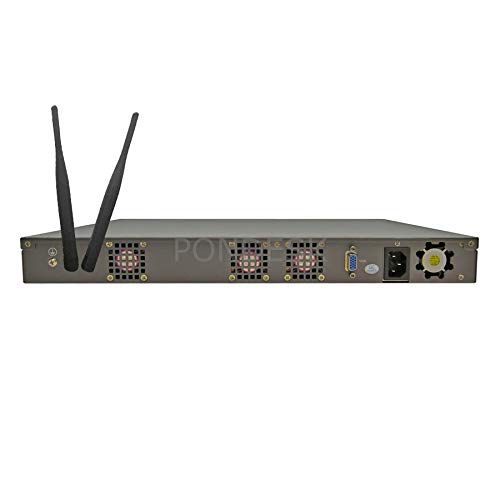 Perfect Next-Generation Firewall NGFW 8 LAN SFP 1U Rackmount Server i7 (Barebone) Support OS Like pfSense, Sophos, Untangle, Ubuntu, ClearOS, Freebsd etc von Pondesk