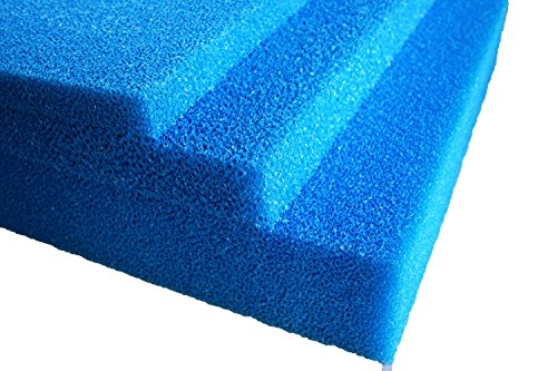 Pondlife Teich - Filterschaum/Filtermatte blau 100 x 100 x 5 cm mittel PPI20 von Pondlife