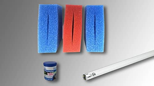 Pondlife Wartungspaket für Oase Biotec 5 mit Bitron 15 / 2X blau + 1x rot + 1x 15 Watt-Leuchte + 1x Biokick Pondlife Wartungspaket für Oase Biotec 5 mit Bitron 15 / 2X blau + 1x rot + 1x 15 Watt-Leuchte + 1x Biokick von Pondlife