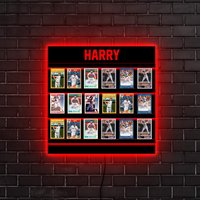 Sportkarten-Display-Wandregal, Karten-Led-Display-ständer, Display-Regal Beleuchtet, Led-Display-Regal, Sammelkarten-Display-Regal von PondokStore