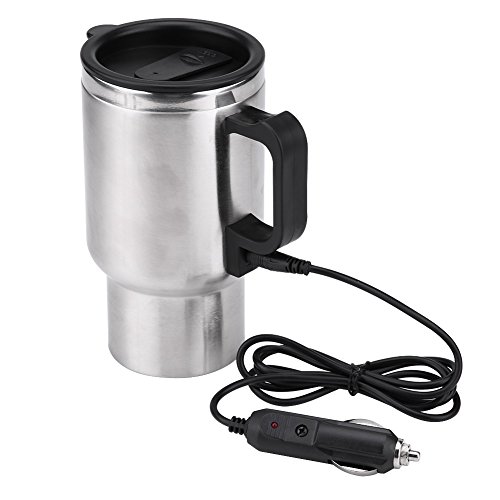 12V 450ml Reise Heizbecher, elektrischer Kaffeebecher aus Edelstahl im Auto 12V 450ml Reise Heizbecher, elektrischer Kaffeebecher aus Edelstahl im Auto von Pongnas