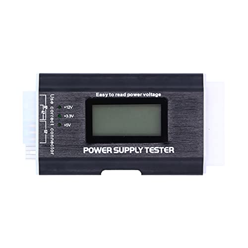 Computer-Netzteiltester, LCD-Display Zur Prüfung der Spannung mit 24-Pin-ATX-20-Pin-Schnittstelle, Grafik 4 8 6-Pin-Disketten-ATE-Festplattenschnittstelle von Pongnas