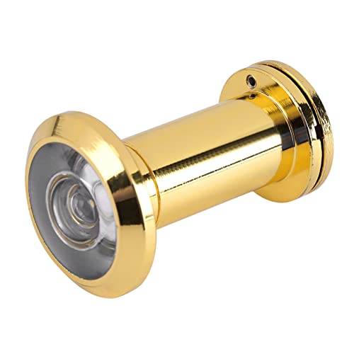 Pongnas 200 Grad Wide Viewing Angle Door -Zuschauer mit Hochleistungs -Datenschutzabdeckung für die Sicherheit zu Hause (GOLD) von Pongnas